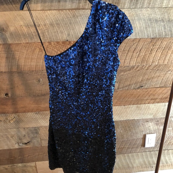 Dress the Population Debbie Ombré Sequin Dress Small - Picture 5 of 5